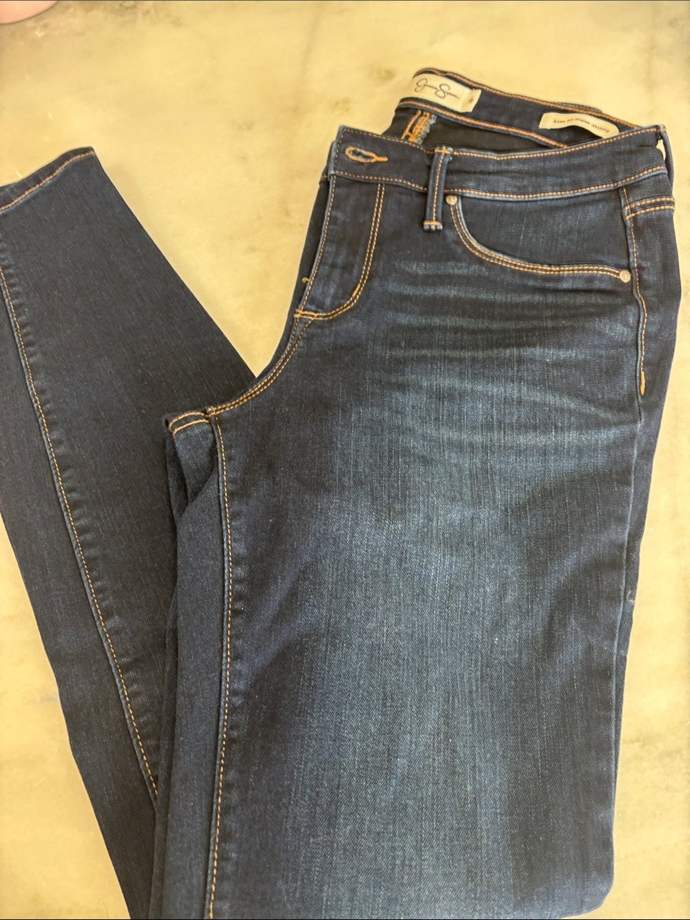 Jessica Simpson dark wash kiss me super skinny jeans -29